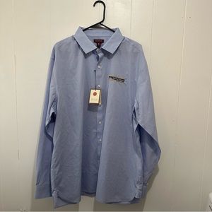 NEW MEN'S RED HOUSE NON IRON Hermetic Solutions Shirt Button Down Size XL